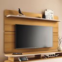 Ver imagem 1 de Painel Suspenso Decorativo 1.8 Tv até 70 Polegadas Kirby Cinamomo/off White G26 - Gran Belo