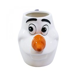 Caneca De Porcelana 3D Rosto Olaf 350Ml - 1