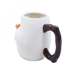 Caneca De Porcelana 3D Rosto Olaf 350Ml - 2