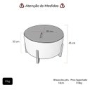 Ver imagem 6 de Puff Assento Corino Bouclé Confortável Resistente Decorativo Savana