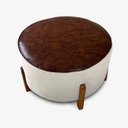 Ver imagem 3 de Puff Assento Corino Bouclé Confortável Resistente Decorativo Savana