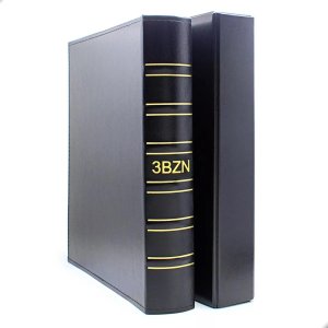 Álbum 3bzn para Folhas Cédulas Moedas 35x28,5cm Preto