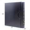 Álbum 3bzn para Folhas Cédulas Moedas 35x28,5cm Preto - 7