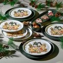 Ver imagem 2 de Prato Sobremesa 21,5cm Linha Pet Christmas Natal Mesa Posta Porto Brasil
