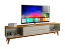 Ver imagem 1 de Rack para TV Limit 1.8 Off White com Nature - MoveisAqui