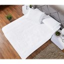 Ver imagem 2 de Kit Protetor de Colchão Solteiro Impermeável 2 Peças Antiácaro Zíper Capa para Cama Branco