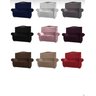 KIT Cabeceira + Recamier Baú Dunas Dubái Marrom veludo Linha Alta 1,95 casal Dalaqua-Decor - 2