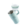 Copo Quencher Stanley com Canudo com Alça 591ml - Sea Foam - 3