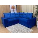 Ver imagem 1 de Sofá Canto Azul 910 Belo