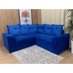 Sofá Canto Azul 910 Belo - 1