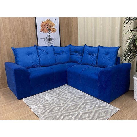 Sofá Canto Azul 910 Belo