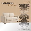 Ver imagem 3 de Sofá Namoradeira 3 Lugares 200cm Bege Linho Online Confort