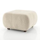 Ver imagem 6 de Puff Decorativo para Sala Orgânico Nara 60 cm Base Fixa Suede D03 - D'Rossi