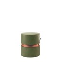 Ver imagem 2 de Kit 2 Puff Estofado Decorativo Redondo Miami Verde - Adz