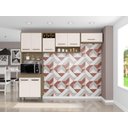 Ver imagem 3 de Cozinha Compacta 8 Portas Barcelona Carvalho/off White - Poliman