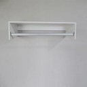 Ver imagem 4 de Cabideiro Prateleira Araras de Roupas - 63x12x25 cm em MDF Branco
