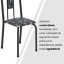 Ver mais imagens de Conjunto Sala de Jantar com 4 Cadeiras Lívia Preto