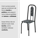 Ver imagem 5 de Conjunto Sala de Jantar com 4 Cadeiras Lívia Preto
