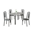 Ver imagem 2 de Conjunto Sala de Jantar com 4 Cadeiras Lívia Preto