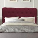 Ver imagem 1 de Cabeceira Estofada Cama Box Queen 160cm París Veludo Bordo- Mabe Magazine