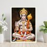 Quadro Decorativo Lord Hanuman 45x34cm:madeira Branca - 1