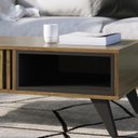 Ver imagem 5 de Mesa de Centro Ambiente Jeri Noce Milano Preto Acetinado - Colibri
