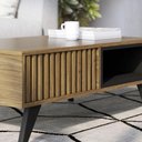 Ver imagem 4 de Mesa de Centro Ambiente Jeri Noce Milano Preto Acetinado - Colibri