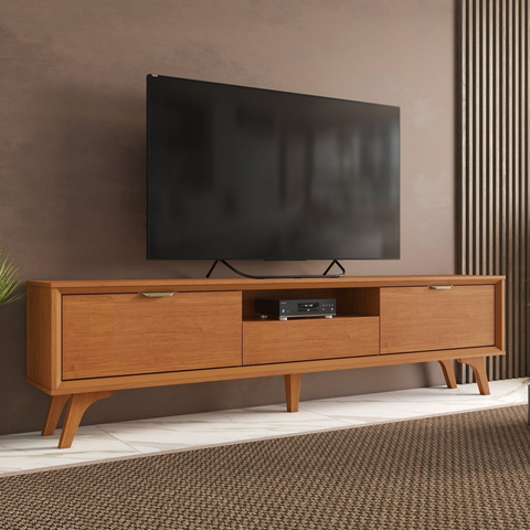 Rack Viena (Áustria) 220 cm 3 Gavetas Naturalle Mavaular