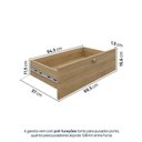 Ver imagem 7 de Guarda-Roupa 2 Módulos 2 Gavetas Frame CabeCasa MadeiraOriginals