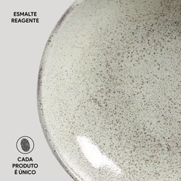 CONJUNTO C/ 6 PRATOS FUNDO BIO PISTACHE Ø 25 cm - 5