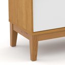 Ver imagem 4 de Cômoda Infantil Unique com Porta e 3 Gavetas Freijó/Branco Soft/Eco Wood - Matic Móveis
