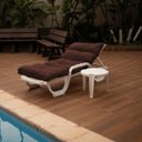 Ver imagem 2 de Futon Almofada Dobrável de Espuma Solteiro 70x170x12cm Café