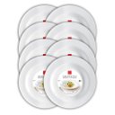 Ver imagem 3 de CONJ 8 PRATO Para MASSAS 29,5 cm GRANGUSTO Bormioli Rocco OPAL GLASS Grangusto Massa