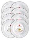 Ver imagem 3 de CONJ 8 PRATO Para MASSAS 29,5 cm GRANGUSTO Bormioli Rocco OPAL GLASS Grangusto Massa