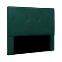 Ver imagem 1 de Cabeceira Decorativa King Size 1,95M Yves Veludo Verde Floresta - Gran Belo