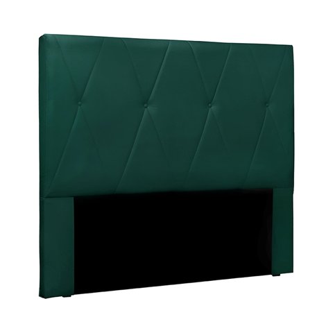 Cabeceira Decorativa King Size 1,95M Yves Veludo Verde Floresta - Gran Belo