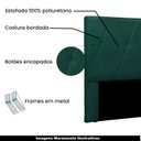 Ver imagem 3 de Cabeceira Decorativa King Size 1,95M Yves Veludo Verde Floresta - Gran Belo