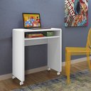 Ver imagem 1 de Escrivaninha Mesa Escritório Smile 100% MDF 68cm Branco