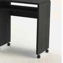 Ver imagem 7 de Escrivaninha Mesa Escritório Smile 68cm Preto