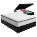 Ver imagem 1 de Cama Box Baú Casal e Colchão Molas Ensacadas Amsterdã Probel