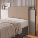 Ver imagem 7 de Cabeceira Cama Box Casal King Size Ivana 193cm Linho Bege - Abmaza