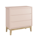 Ver imagem 5 de Quarto de Bebê Berço Evolution + Cômoda 3 Gavetas Rosa Madeira Natural