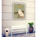 Ver imagem 2 de Quadro Decorativo Tarot Gato a Estrela - 70x50cm:moldura Branca