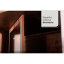 Ver imagem 6 de Guarda Roupa Casal 6 Portas e 3 Gavetas C/ Espelho Clara Branco - Panan