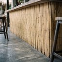 Ver imagem 4 de Esteira em Rolo de Bambu Natural 5m x 1m Revestimento para Fundo de Vitrine e Loja Marrom