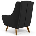 Ver imagem 5 de Kit 02 Poltronas Juliet Pés De Madeira B-300 Preto