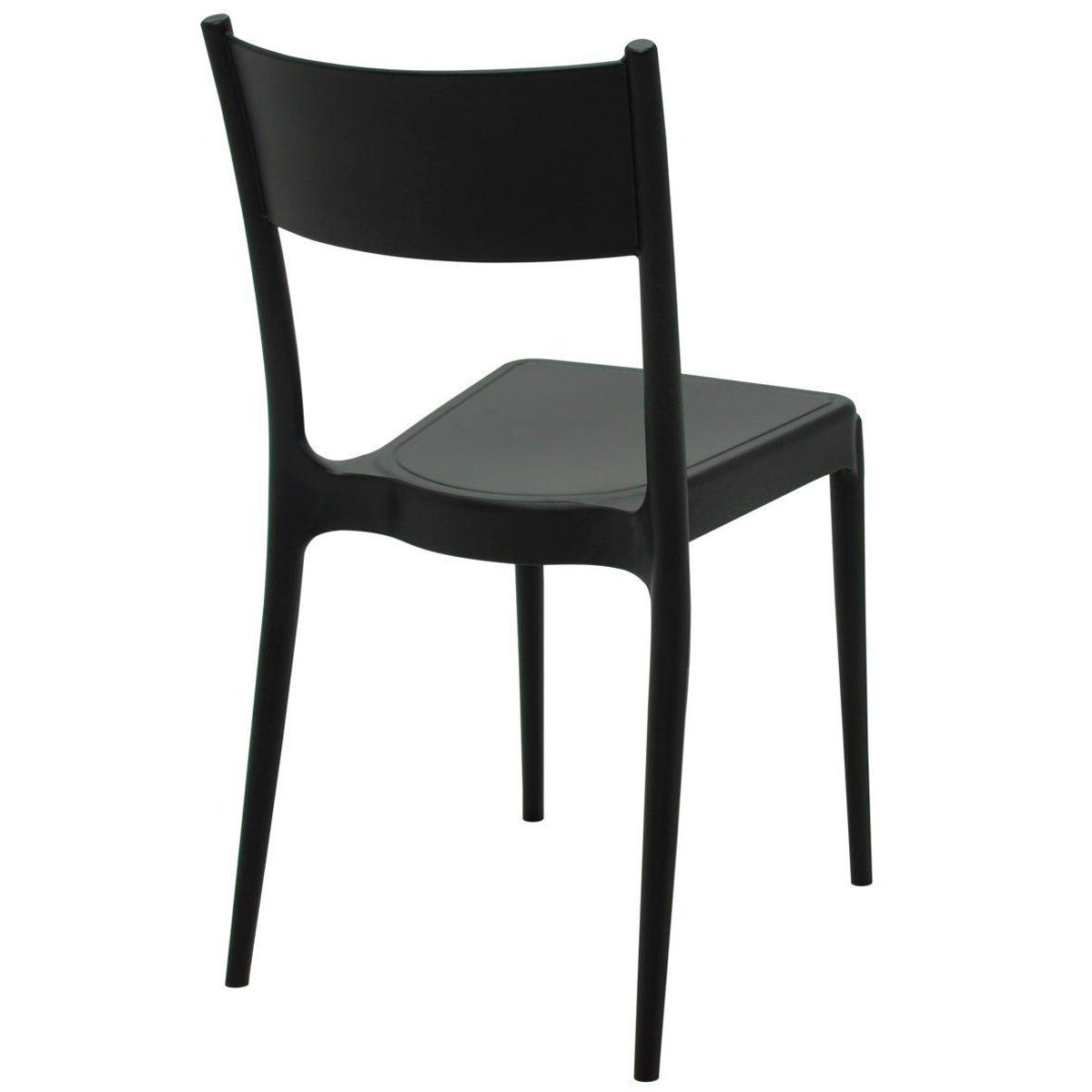 Conjunto 4 Cadeiras de Polipropileno e Fibra de Vidro Summa Eco Diana - Tramontina - Preto 92030/409 - 2