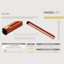 Ver imagem 7 de Luminária Teto Led Jade 36w 4000lm Bivolt Madeira Maciça