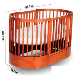 Berço Infantil Progressivo Wave 3 em 1 Divicar Mel - 3