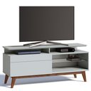Ver imagem 1 de Rack Classic 146cm 1 Gaveta com Prateleira Branco Imcal